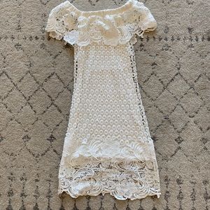 Nordstrom White Lace Dress